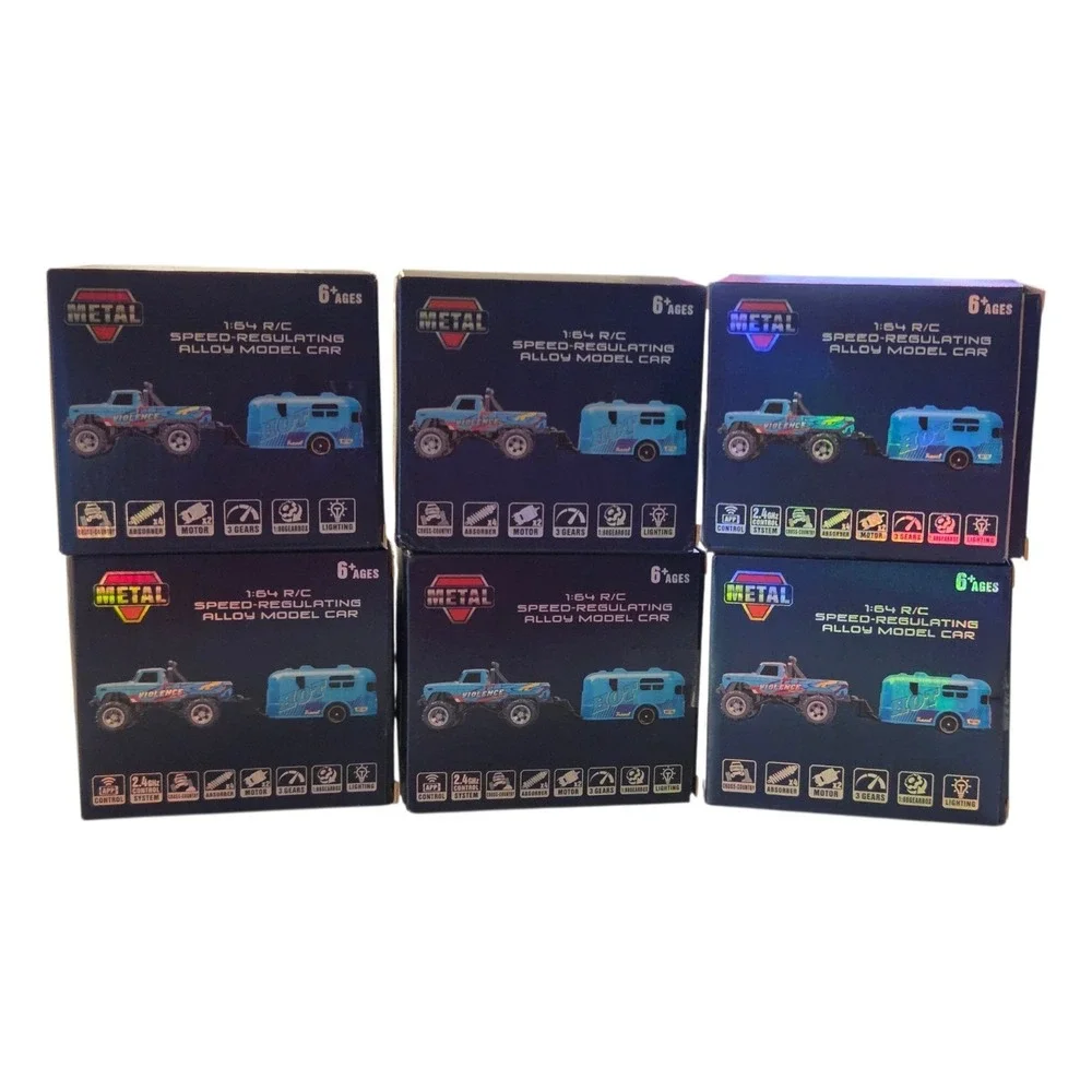 RC 1:64 Big Wheel Truck‎ & Trailer Radio Controller  2.4GHz Speed-Regulating New